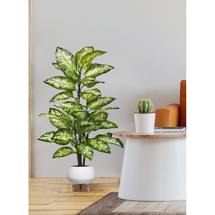 Ebern Designs 47" Artificial Foliage Plant in Pot & Reviews Wayfair